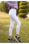 White All Gold White Skinny Leg High Waist Flexible Lycra Women's Jeans - 2
