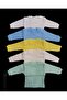 Long Sleeve Shoulder Snaps Crew Neck Baby Top (Pack of 5)