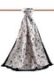 Women's Luxury Medina Silk Shawl Gray - Beige - 2