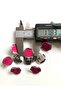 زر معدني فوشيا بأرجل نيكل 18 مم (15 قطعة) - 3