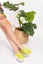 Yellow Cactus Patterned Airmax Sole Orthopedic Sabo Women's Slippers