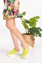 Yellow Cactus Patterned Airmax Sole Orthopedic Sabo Women's Slippers - 3