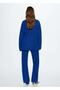 Straight Cut Knitted Trousers - 4