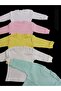 Long Sleeve Shoulder Snaps Crew Neck Baby Top (Pack of 5) - 4