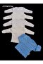 Long Sleeve Shoulder Snaps Crew Neck Baby Top (Pack of 5) - 4