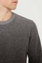 Men's Crew Neck Gray Melange Men's Sweater 070779 -34686 - 5