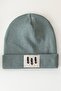 Ribbed Green Beret with Tree Label - 3