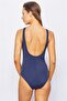 167184 Plain V-Neck Swimsuit - 2