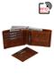 Handmade Genuine Leather RFID Blocker Crazy Tan Coin Portfolio - 4