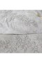 Cream Velvet French Laced Prayer Rug Set 5 Pieces - 2