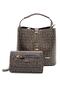 Women's Brown Bag and Wallet Set Jpt2055-04