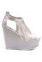 Bridal Shoes Wedge Heel - 2