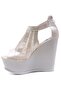 Bridal Shoes Wedge Heel - 3