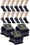 12 Pack Summer Men's Bamboo Seamless Ankle Length Booties Socks - 6