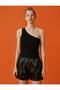 Women's Black One-Shoulder Strap Athlete - 3