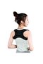 Unisex Black Waist Shoulder Anti-Humpback Back Belt Apparatus Upright Posture Corset