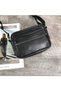 Genuine Leather, Medium Size, Crossbody, Women's Shoulder Bag, Black, 22*17*7 cm - 5