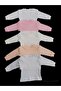 Long Sleeve Shoulder Snaps Crew Neck Baby Top (Pack of 5)
