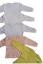 Long Sleeve Shoulder Snaps Crew Neck Baby Top (Pack of 5) - 4