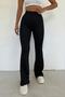 Women's Ribbed Spanish Leg Tights - 4