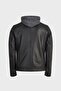 Real Men's Mobile Hooded Leather Coat - 3