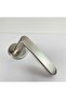 Sofuoğlu Barbaros Round Stainless Rosette Nickel Satin (BATHROOM-WC) Door Handle Aluminum / Steel