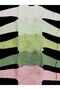 Long Sleeve, Self Gloved, Snap Fastened, Double Breasted Badi (Pack of 5) White-watergreen-teal-mold-pink - 4
