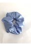 Satin Women's Baby Blue Scrunchie Bagel Buckle