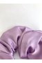 Women's Lilac Satin Scrunchie Buckle - 3