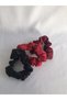 Women's 3-Piece Hair Satin Scrunchie Elastic Bagel Clasp Set