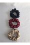 Women's 3-Piece Hair Satin Scrunchie Elastic Bagel Clasp Set - 2