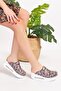 Purple Floral Indoor Air Balloon Sole Sabo Slippers 959