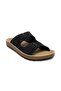 31032Z Yuna Double Band Black Women's Slippers