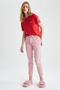 Fall In Love Regular Fit Heart Pattern Pajamas 100% Cotton Bottom - 2