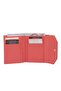 Red Leather Women's Wallet 05809t7j - 2