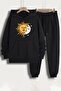 Unisex Special Design Larks' Tongues In Aspic Top Bottom Tracksuit Set