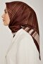Silk Scarf Nostalgia - 8845-09 Bitter Brown Twill - 2