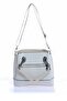 Dm-802 Black Detailed Striped Women's Hand and Shoulder Bag Cream - 3