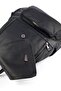 Washed Leather Black Backpack - 3