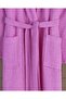 Adult Women's Bathrobe Curly Shawl Collar - 2