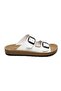 31032Z Yuna Double Band White Women's Slippers - 2