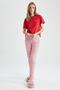 Fall In Love Regular Fit Heart Pattern Pajamas 100% Cotton Bottom