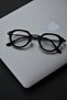 Cheryl Unisex Women Men Black Blue Light Protected Blue Block Transparent New Season Vintage Glasses - 4