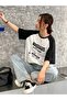 Plus Size Women's Beverages Nice To Drink Printed Sleeves Black Oversize T-shirt - 4