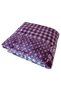 Rosenim Purple Plush Acrylic Double Butler Blanket - 2