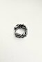Unisex Retro Feather Model Steel Hoop Earrings - 2