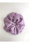 Women's Lilac Satin Scrunchie Buckle