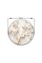 Glass Cutting Board - Glass Cutting Board |   White Flower - Gold |   Diameter32Cm - 4