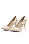 ®| Pc-52211-3955 Cream Pattern - Women's Heeled Shoes - 4
