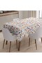 Tablecloth Fiber Lined Pvc Wipeable Liquid Proof Stain Resistant Party Pattern 140x200